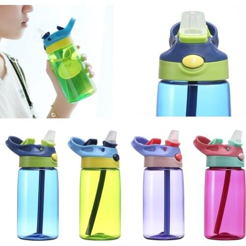 Boiiwant New Children Bottles 400ml Kids Boys Girls Children Outdoor Magic Item Hot Juice Straw Water Bottle Cups