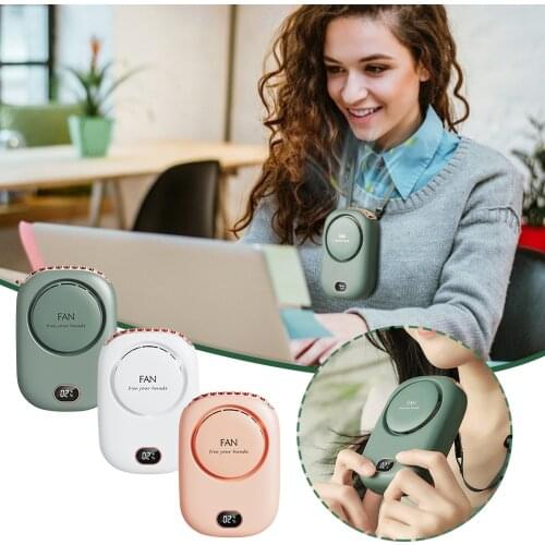 Portable Mini Fan 3 Speed Adjustable Fans Handheld Personal Mini Fan USB Rechargeable Desk Outside Travel Hanging Air Cooler