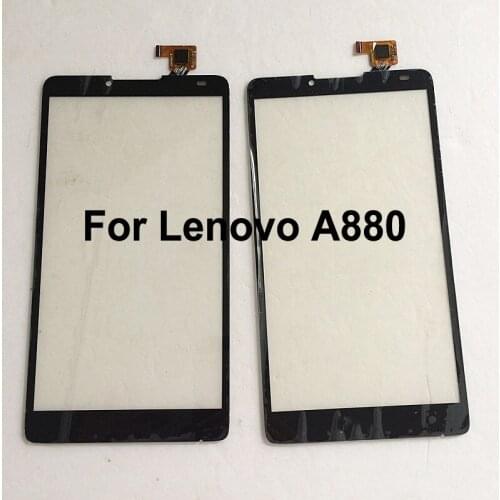 For Lenovo A880 A 880 LenovoA880 Touch Panel Screen Digitizer Glass Sensor Touchscreen Touch Panel With Flex Cable