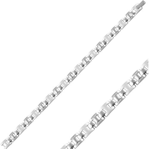 Silver 925 Sterling Zircon Cubic Zirconia Bracelet
