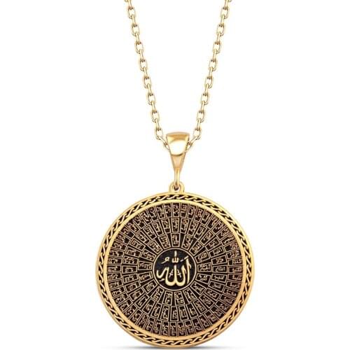 Esmaül Hüsna Allahın 99 Name Silver Necklace DN233