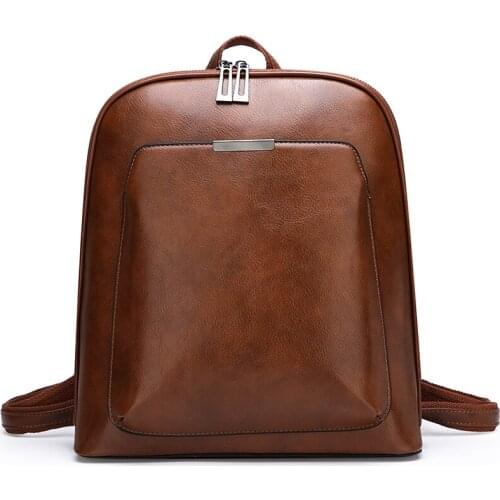 Female School Shoulder Bag Bagpack Mochila Fashion Women Backpack High Quality Youth Leather Backpacks for Teenage Girls