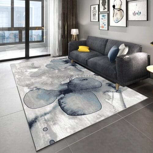 Modern Nordic Rug Geometric Abstract Living Room Rug Bedroom Rug Bedside Rug Custom Rug