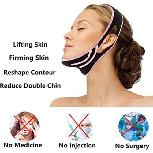 Comfortable And Safe Facial Slimming Belt Facial Massager Night Sleep V Face Equipment Double Chin Lift