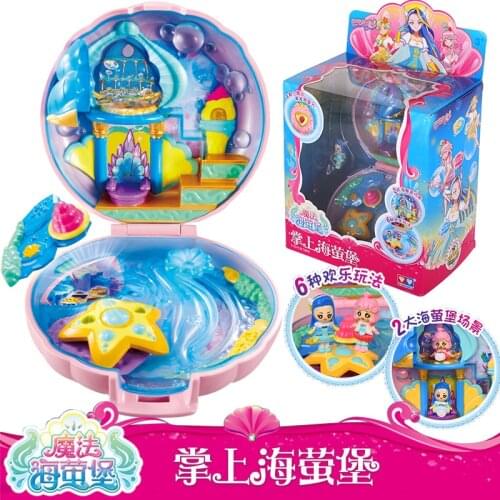 Balala Little Magic Fairy Magic Sea Firefly Castle Magic Scene Pretend To Play House Children Birthday Gift Girl Princess Toy