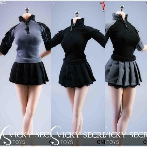 VSTOYS 19XG67 1/6 Female Clothing Set School Girl Comprehensive training uniform combat uniform 12" collectible lady model toys