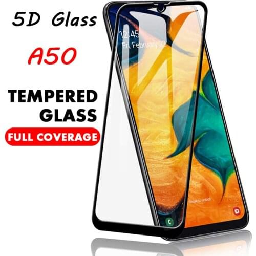 Toughed Phone Front Film Protective Glass for Samsung A50 A20 A10 HD 5D Screen Tempered Glass for Samsung Galaxy A70 A30 A40 A50