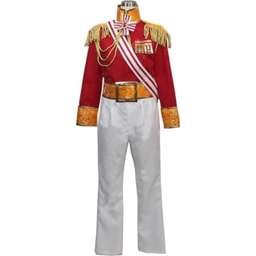 2020 Versailles rose(Lady Oscar) Oscar Guard Team Uniforms Red Cosplay Costume