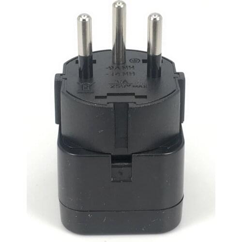 ISRAEL Palestine Travel Plug Adapter Universal Outlet Israeli 3 Pin Grounded Plug Adaptor 10A 250V