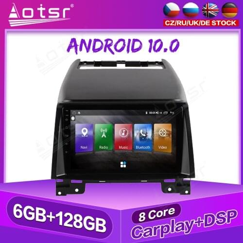 6+128G For Luxgen U6 2014 - 2019 Android Car radio Player GPS Navigation Auto Stereo Multimedia Video Wireless carplay 4G SIM