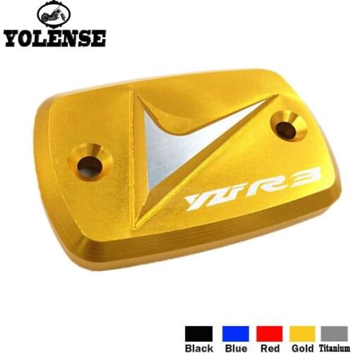 For YAMAHA YZF-R3 YZFR3 YZF R3 YZF-R25 YZF R25 MT-03 MT-25 MT 03 MT 25 motorcycle front brake cylinder fluid reservoir cover cap