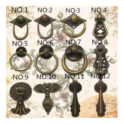 UNILOCKS Retro Metal Kitchen Drawer Cabinet Door Handle Furniture Knobs Hardware Cupboard