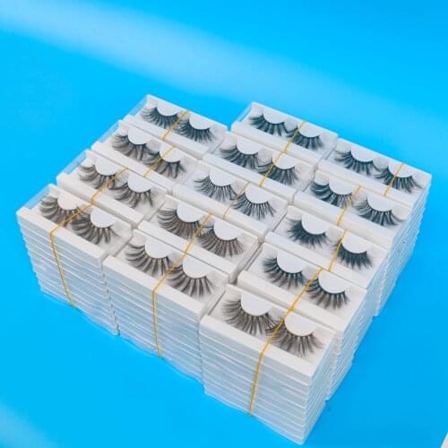 Faux Mink Lashes 25mm Makeup Fluffy Mink Eyelashes Wholesale Natural Lashes Bulk 14 Styles Lash Vendors Fake Eyelashes