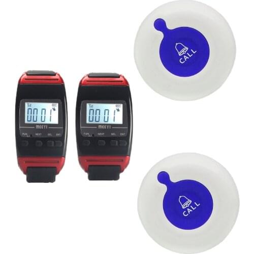 MEEYI/Y650/Y-A1 Wireless Nursing Pager, Home Nurse Call System, Easy Press, 5 Levels of Volume, Three Reminders, Alarm Receiver