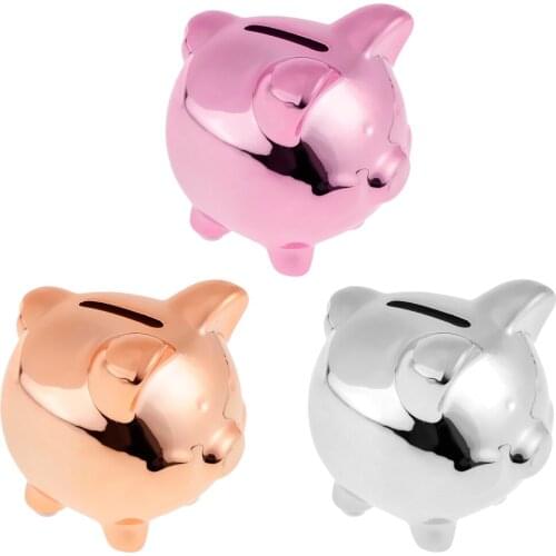 Cute Cartoon Piggy Bank Small Piggy Bank Money Boxes Storage Kids Toys Home Decor Money Saving Box Children Piggy Money Bank