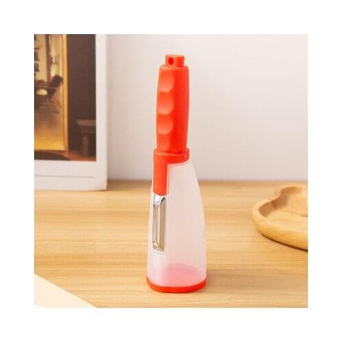 Multi-functional storage paring knife scraping blade and fruit and vegetable peeler kitchen household