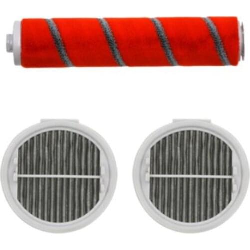 AD-1 Set for Xiaomi Roidmi F8 Handheld Vacuum Cleaner Spare Parts Kits HEPA Filter Roller Brush Carbon Fiber