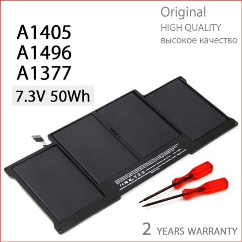 Genuine Laptop Battery A1496 For Apple MacBook Air 13" A1466 2013 2014 2015 A1496 MD760LL/A MD761CH/A Replace A1405 batteria