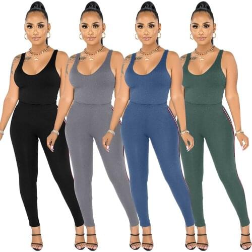 Casual Sport Two Pieces Sets Tank Top And Pants Two Piece Outfits For Women Summer Clothing Joggers Women Matching Gym Set 2021