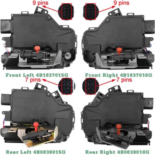 Door Lock Actuator Front Rear Left Right 4B1837015G 4B1837016G 4B0839015G 4B0839016G For Audi A4 A6 Allroad Quattro S6 4B2 C5