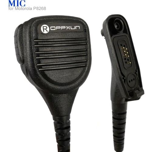 Handheld Speaker Microphone for Motorola Radio XPR6550 XIR P8268 P8260 P8800 P8200 DGP4150 DGP6150 APX2000 DGP8550 Walkie Talkie