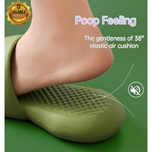 Super Soft EVA Man and Women Summer Indoor Slippers Non-slip Deodorant Bathroom Sandals Comfortable Thick Beach Shoes
