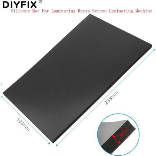 Universal Silicone Mat Special Black Pad Sponge Board Super Soft Mat For Laminating Rress Screen Laminating Machine Pad Tool