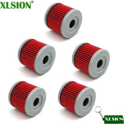 XLSION 5pcs Fuel Oil Filter For Suzuki AN400 BURGMAN HYOSUNG GV250 GT250 AQUILA GT250