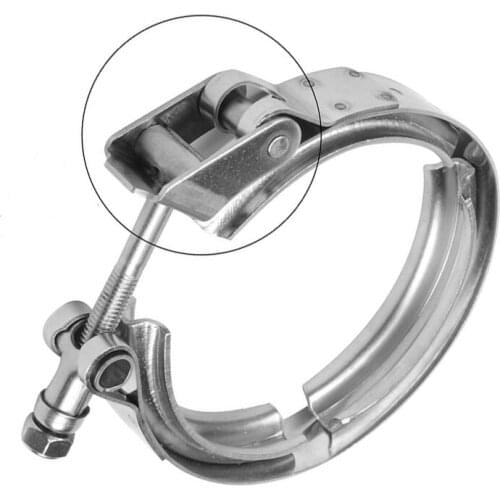 1.5/1.75/3/3.25/3.5 inch 304 Quick Release Stainless Steel V-Band Turbo Downpipe Clamp Free Shipping