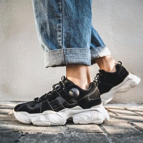 2019 autumn Breathable Men Sneakers Male Shoes Adult Black Gray High Quality Comfortable Non-slip Soft Mesh casual shoes S21-06