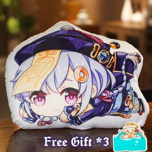 45cm x 35cm Genshin Impact cosplay Plush soft game character pillow Christmas gift collection