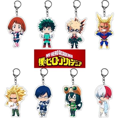 1 Piece 2020 Boku No Hero Academia My Hero Academia Midoriya Izuku Bakugou Katsuki Todoroki Shoto Cute Keychain For Boys