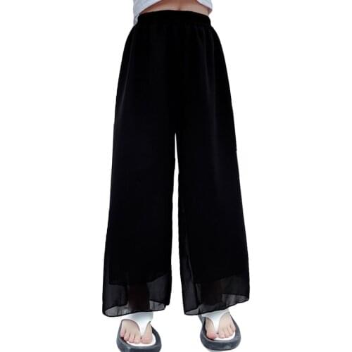 Girls Pants Solid Color Pants For Girl Casual Style Childrens Summer Pants Summer Girls Clothing 6 8 10 12 14