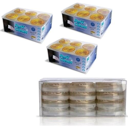 Pufai Notebook LCD Phone Glass Cleaning Wipes Capsule 72 Cleaning Capsules in 3 Boxes