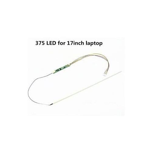 2 pieces of led backlight lcd laptop dimmable lamps adjustable light update kit strips + board 9 - 25 v input for 17 "laptop scr