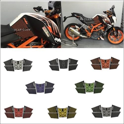 For KTM 125 200 250 390 Duke high quality Motorcycle Tank Traction Pad Knee Grip Protector Anti slip sticker