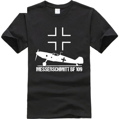 Tee Shirt Messerschmitt Me 109 Bf Tech Drawing Plane Aircraft Airplane German t-shirt Logo For Men Graphic T Shirts2
