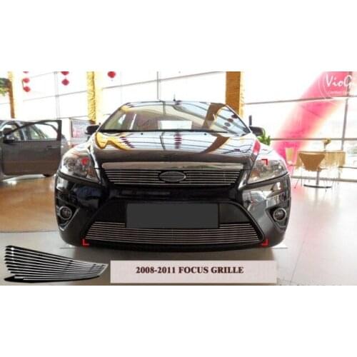 Chromed Radiator Billet Grille Grills For Ford Focus Sedan 2008-2011