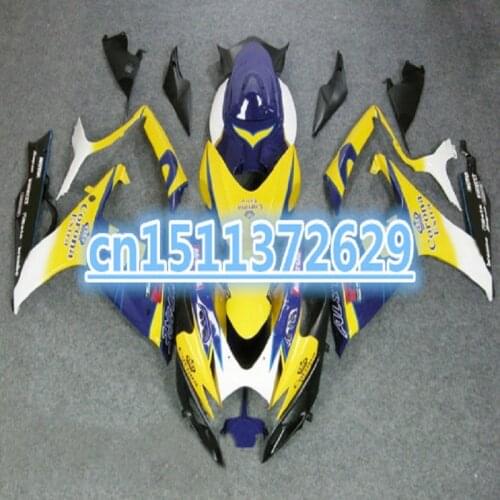 ABS Fairing Kits For Suzuki GSXR600 GSXR750 K6 06-07 Year 2006 2007 GSXR 600 750 K6 06 07 Motobike Fairing Corona yellow
