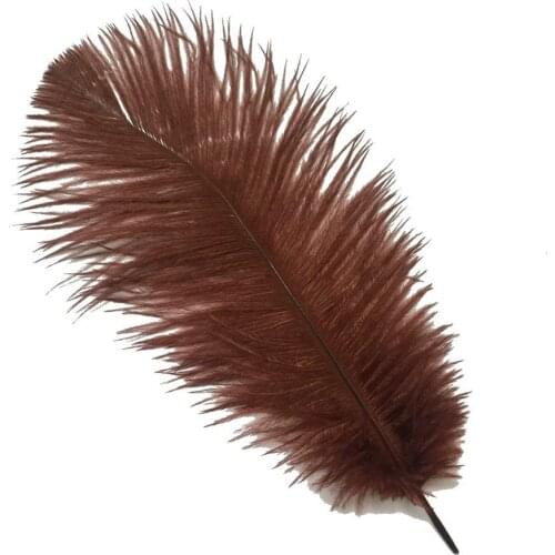 Cking Brown Dyed Ostrich Feathers Size 15-20CM to 55-60CM Long Natural Ostrich Wedding Centerpieces Plumes Carnival Party Decor