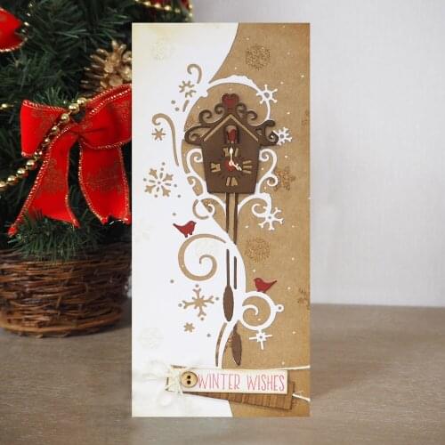 Lace House Frame Metal Cutting Dies Stencils DIY Scrapbooking Decorative New Cutting Dies for 2021 Embossing Paper Cards Covers