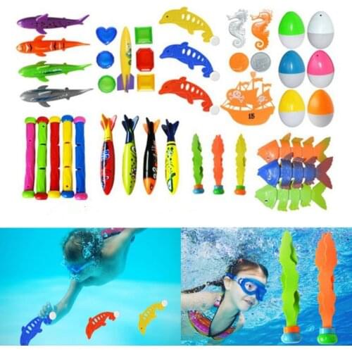 Summer Children Water Shark Rocket Throwing Toy Pool Game Toys Seaweed Grass Swimming Pool Beach Dive Stick Toy for Summer Beach