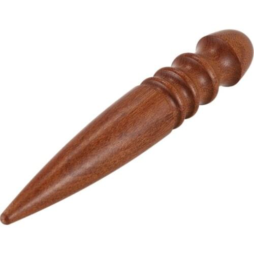 Best Leather craft Wooden Stick Leather Edge Burnisher Polisher Polishing Tool Red