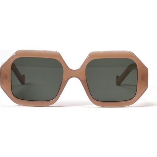 New Retro Classic polygon Sunglasses Men Women Brand Designer oversized Sun Glasses Luxury shades Vintage Eyewear UV400