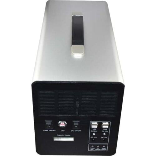 Portable power station 1000wh 500w solar generator for camping