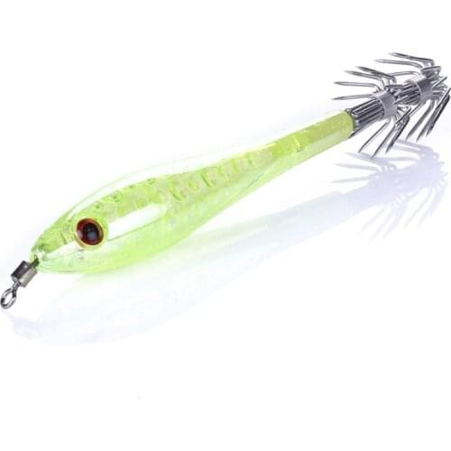 1PCS 9.5cm/6g Shrimp Lure Squid Fishing Lure Artificial Fish Hard bait For Offshore Angling Attract Sea Carp Fishing Tackle