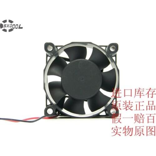 SXDOOL RDM6025S 12V 0.10A 6CM 6025 60*60*25mm 2-wire axial computer case cooling fan