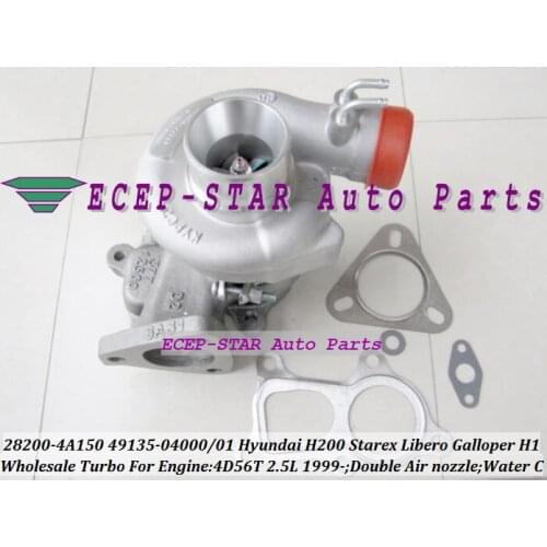 TF035 28200-4A150 28200 4A150 49135-04000 49135 04001 49135-04001 Turbo For HYUNDAI H200 Starex Libero Galloper II H1 4D56T 2.5L