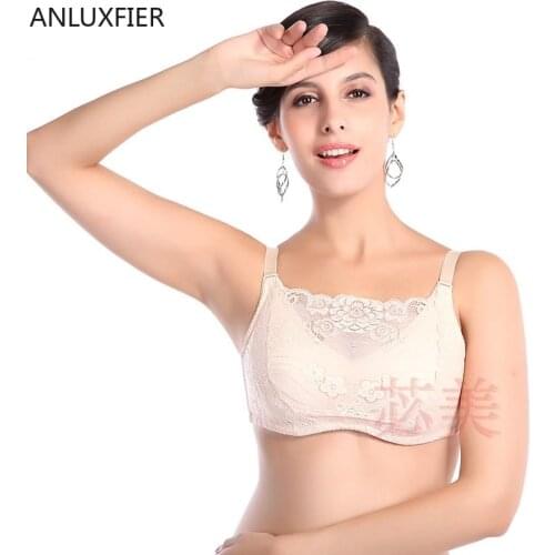 X9068 Women Bra for Silicone Inserts Post Mastectomy Underwear Pocket Bra Breast Cancer Female Lingerie Lace Bra with Pocket