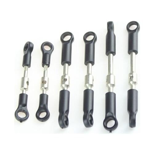 144001 Aluminum Tie LINK Rods Set Pull Rod Replacement Accessory for WLtoys 144001 1/14 4WD RC Car RC Car Accessories RC Parts